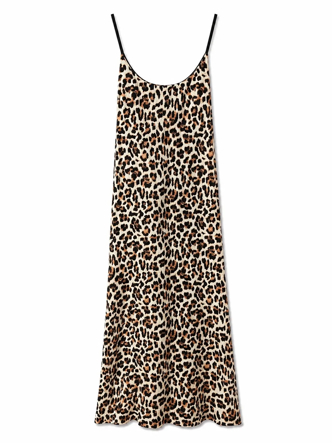 Miss Chief LTD Women’s Leopard Print Slip Maxi Dress